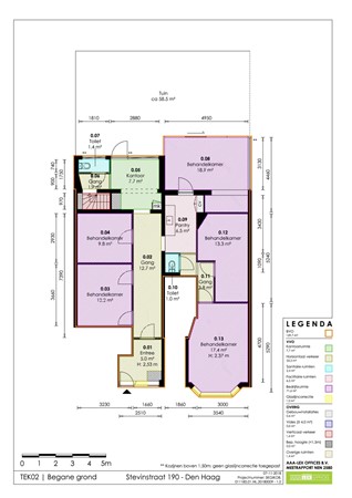 Floorplan - Stevinstraat 190, 2587 ET Den Haag